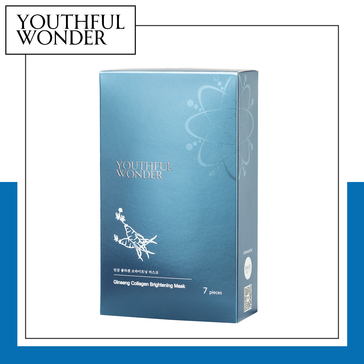 YW_product_03 澄肌美 人蔘亮澤緊緻面膜 7片 - Image 1